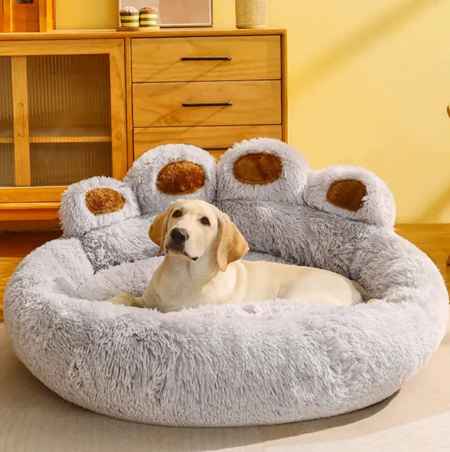 Fluffy Paw Dog Bed